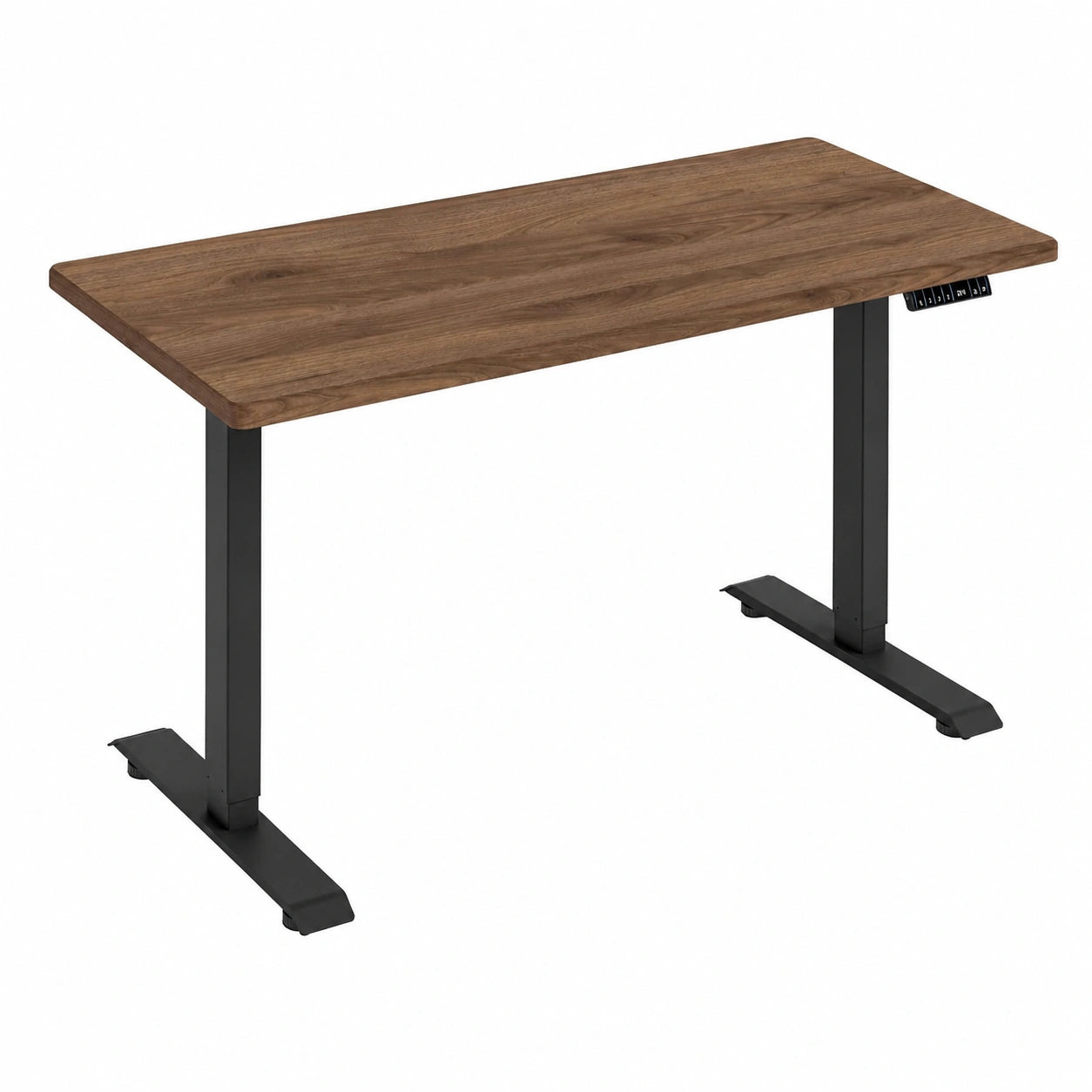 Schreibtisch – 140 × 70 × 3,2 cm, höhenverstellbar, elektrisch, Schwarz