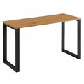 Schreibtisch – 120 × 60 × 76 cm, aus Eichenholz, Schwarz