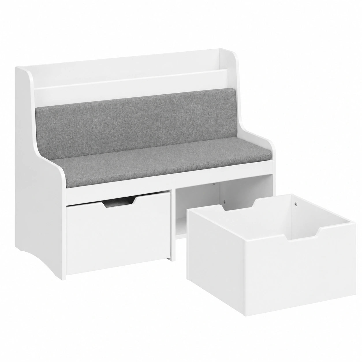 Sitzbank – 100 × 70 × 45 cm, mit Rollen