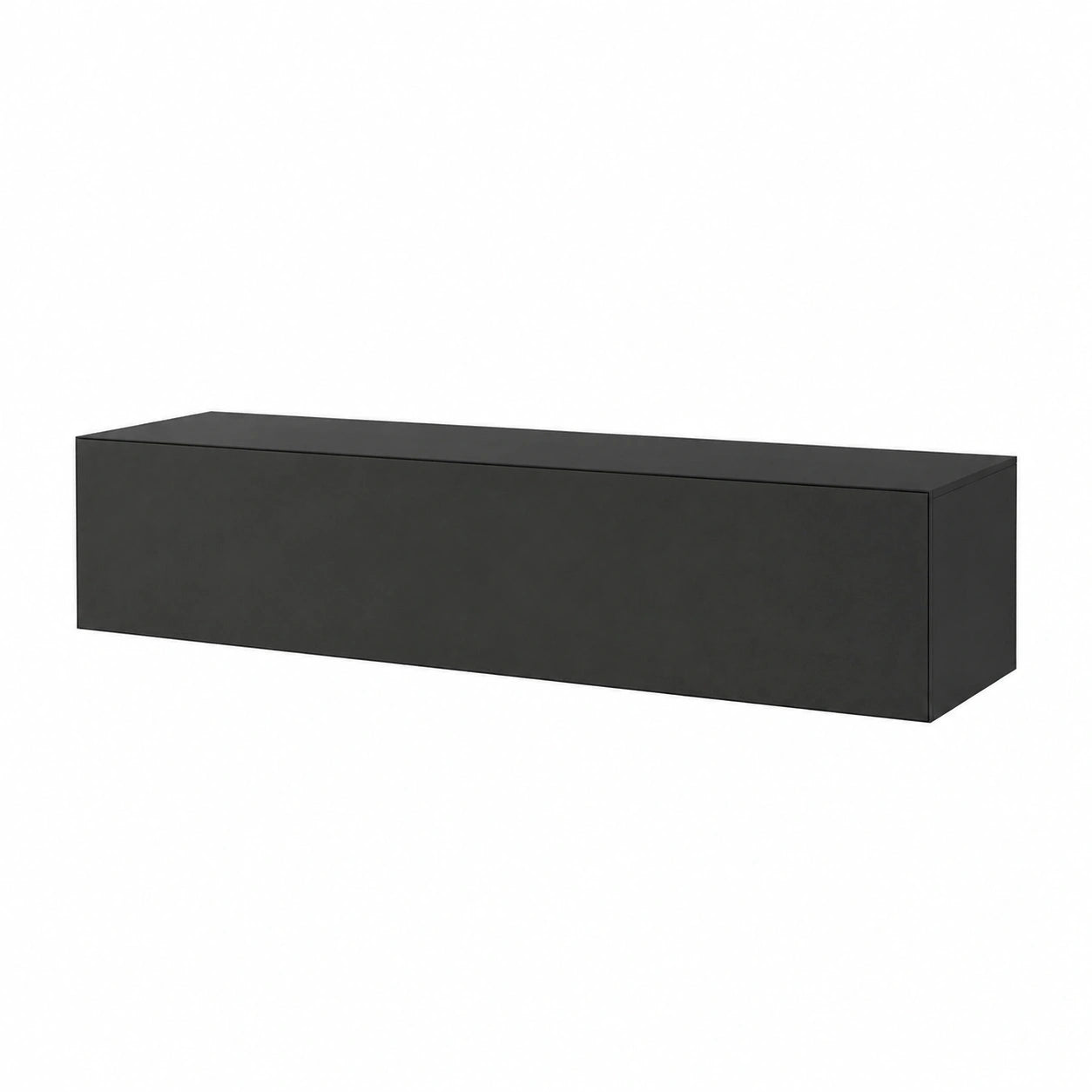 Lowboard – 27 × 139 × 31 cm, hängend, Schwarz