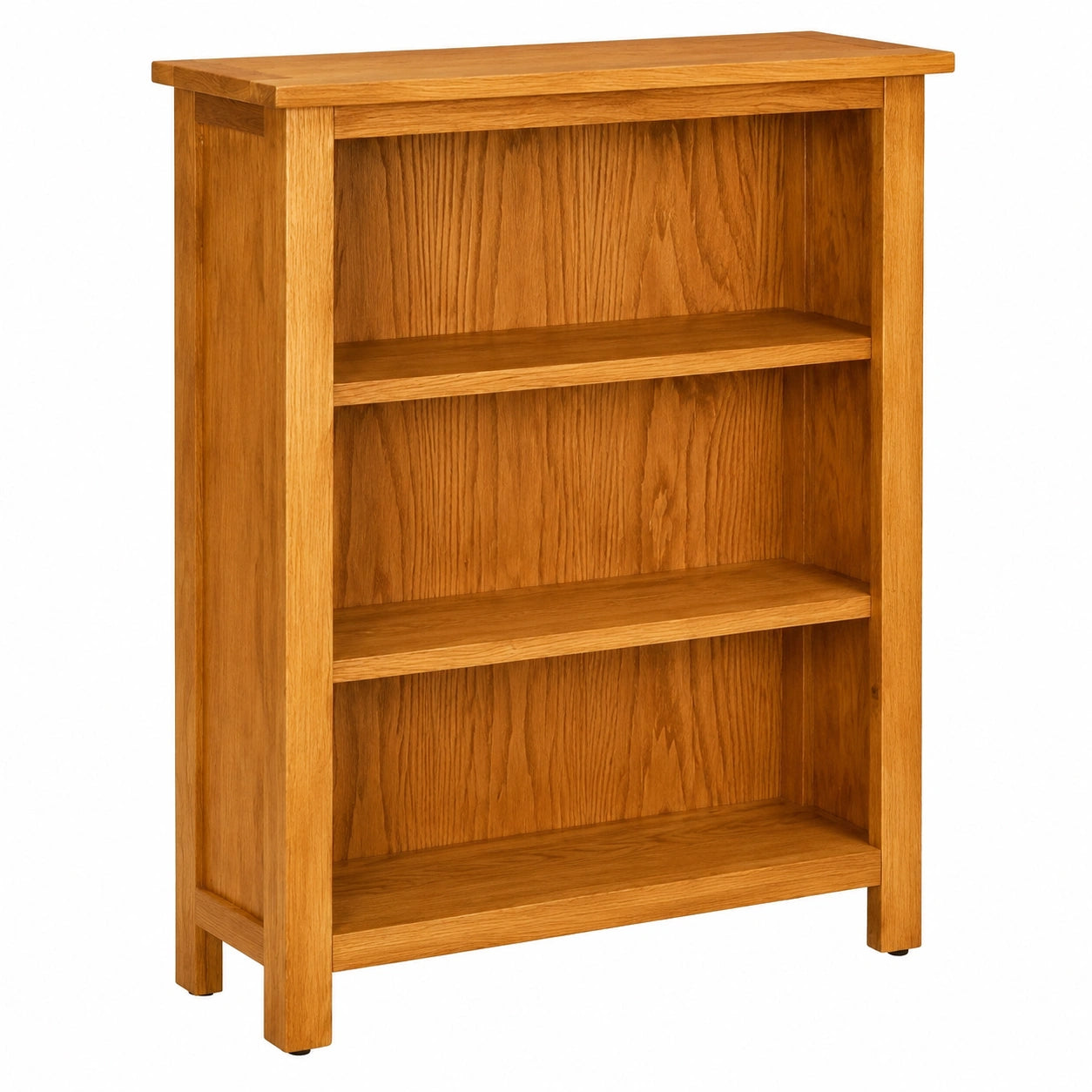 Bücherregal – 70 × 22,5 × 82 cm, aus Eichenholz
