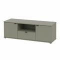 TV-Schrank – 129,8 cm, minimalistischer Stil, mit Schubladen, mit mehreren Türen, aus Holzwerkstoff, für Wohnzimmer