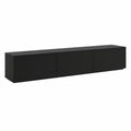 Schrank – 180 × 31 × 29,5 cm, Schwarz