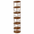 Bücherregal – 45 × 45 × 193 cm, drehbar, aus Holz