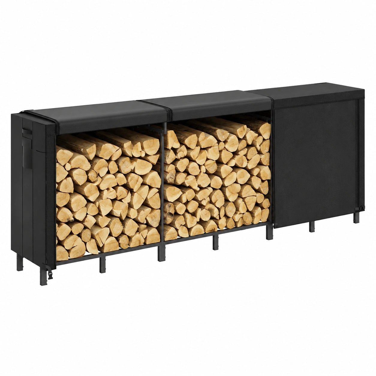 Regal – 365,8 × 58,5 × 122 cm, wasserdicht, aus Metall
